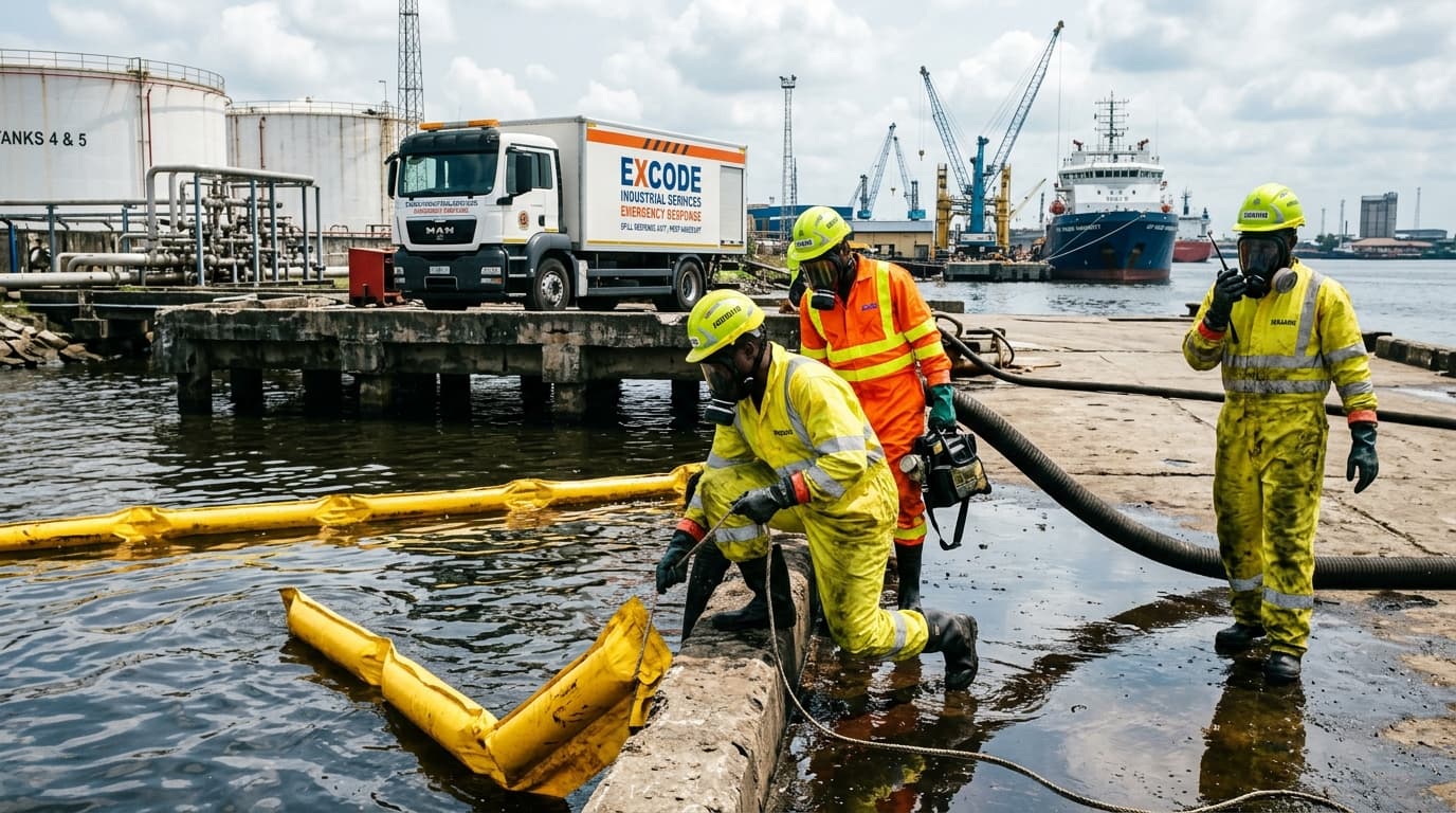 Dockside Fuel Spill Containment & Harbour Basin Remediation